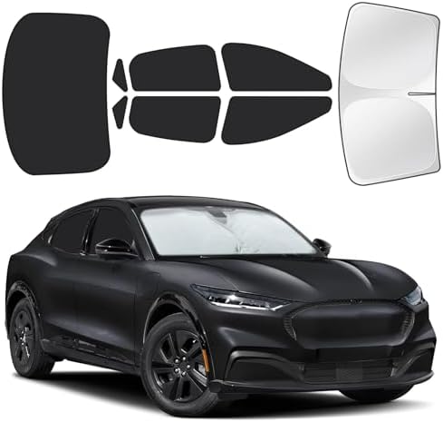 for Ford Mustang Mach-E 2021-2025 Car Window Shades by MakeLifeBetter
