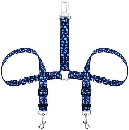 SlowTon Double Dog Seat Belt for Car by SlowTon