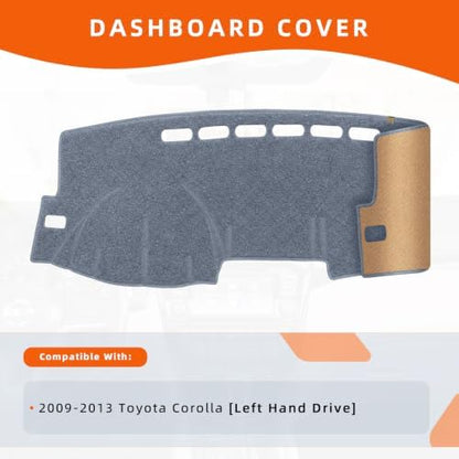 Dashboard Cover Dash Mat Fit for to-yota Corolla 2013-2009, Car Dash Board Mat - Image 2