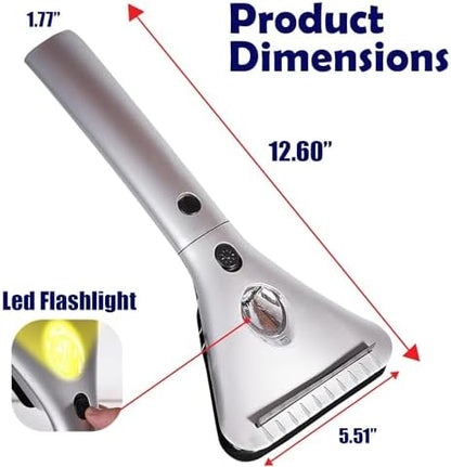 ZONETECH Heated Car Window Ice/Snow Scraper Extendable Auto Windshield Heated - Image 2
