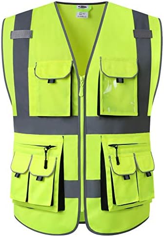 JKSafety Hi Vis Safety Vest for Men Women by JKSafety