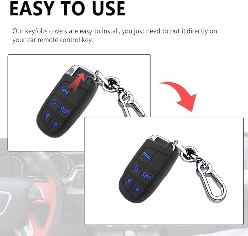 Stacool 5 Buttons Car Key Fob Cover, Key Fob Case Car Accessories Compatible - Image 6