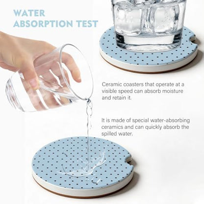 2 Pack Car Coasters for Cup Holders, Cute Car Accessories Interior - Image 3