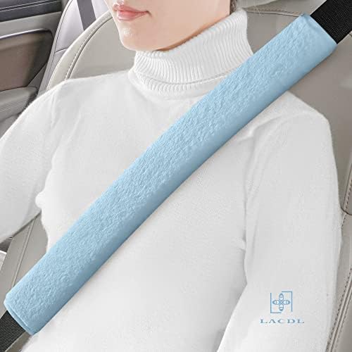 LACDL Extra Long Seatbelt Cover Super Soft Furry - Image 2