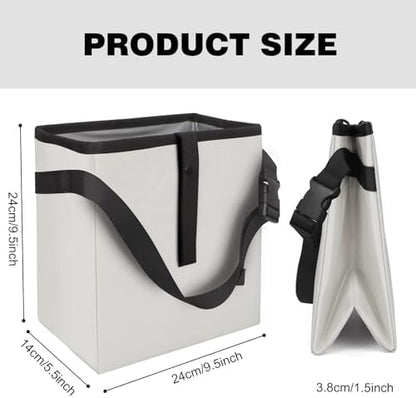 Homelove Car Trash Can, Leak-Proof Waterproof Trash Bin Collapsible Portable - Image 4