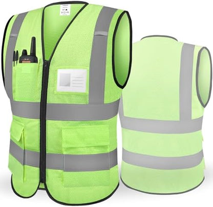 TICONN High Visibility Reflective Safety Vest by TICONN