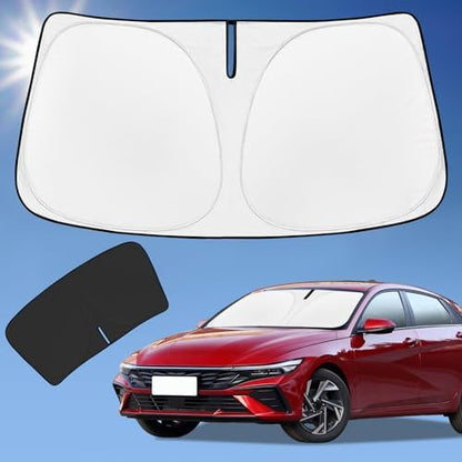 Sun Shade Sunshade for Hyundai Elantra 2021-2025 2026 Windshield Cover by ZOIBVCARSUNSHADE