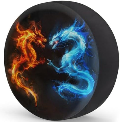 Dragon Spare Tire Cover Waterproof Dust-Proof Spare Wheel Covers - Image 2