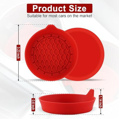 SINGARO Car Cup Holder Coaster, Silicone Cup Holder Insert, Universal Non-Slip - Image 5