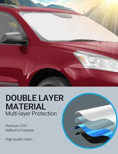 Proadsy Custom Fit Car Windshield Sun Shade - Image 2