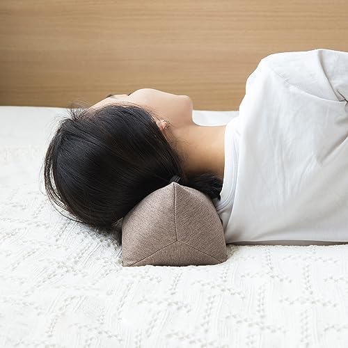 Buckwheat Neck Support Pillow Cervical Neck Cylinder Bolster Pillow, Buckwheat - Image 3
