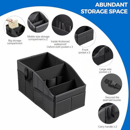 WHHMK Sturdy Leather Car Storage Support Up to 33 LB of Weight - Image 6