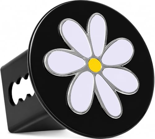 Plumeria Flower 3D Chrome Emblem Metal Hitch Cover - Image 7