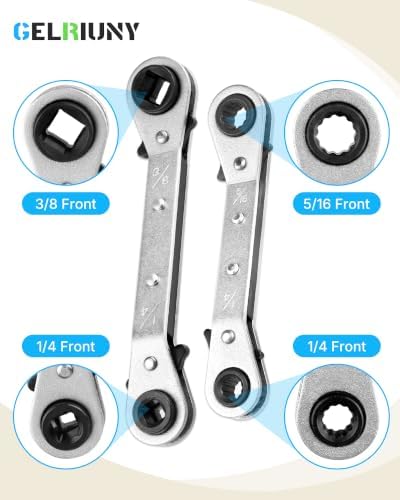 AC Schrader Valve Core Remover Tool Kit, R134a R1234YF R22 - Image 3