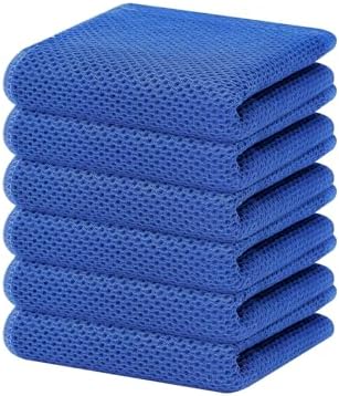 Homaxy 100% Cotton Waffle Weave Kitchen Dish Towels 6-Pack by Homaxy