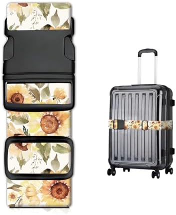 Luggage Straps for Suitcases, Heavy Duty Travel Belt by JYCardPKT
