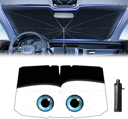 Windshield Sun Shade 2025 Car Accessories 100% Blackout Car Front Windsow - Image 3