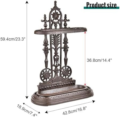 Sungmor Cast Iron Freestanding Umbrella Stand - Image 6