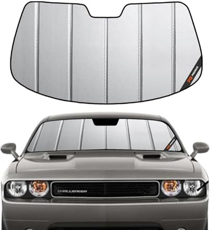 Pigenius Windshield Sun Shade for Dodge Challenger 2008-2014 Front Window by Pigenius