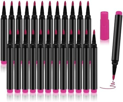 24 PCS Rose Liquid Chalk Markers Wet or Dry Erase Fine Tip Neon Pens by Unknown