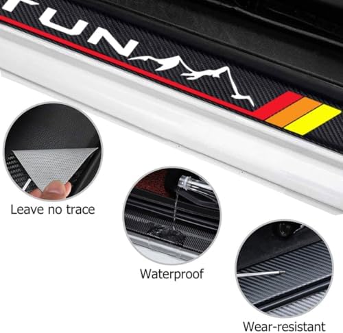 Door Sill Protector Stickers for Toyota Tundra - Image 3