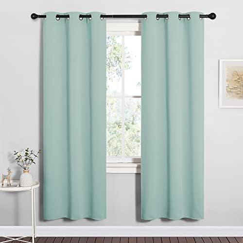 NICETOWN Bedroom Curtain Panels Blackout, 1 Pair, 34 by 72-inch by NICETOWN