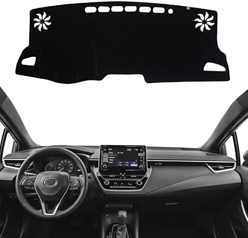 Dashboard Cover Dash Mat Fit for to-yota Corolla 2024-2020, Car Dash Board Mat by KEYOOG