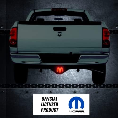 Autogem RAM Truck Lighted Hitch Cover – Officially Licensed Black LED Logo - Image 5