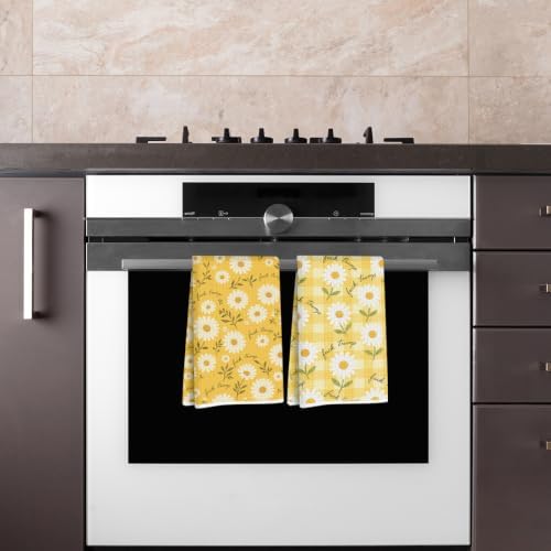 Daisy Floral Trump Kitchen Towels Funny Gifts - Image 4