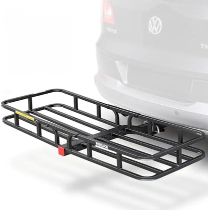 Forluck 53" x 19" x 5" Hitch Mount Cargo Carrier, 500 lbs Capacity Heavy Duty by Forluck
