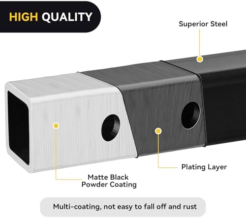 Fullwatt Folding 2" Trailer Hitch Adapter Hitch Extender - Image 7
