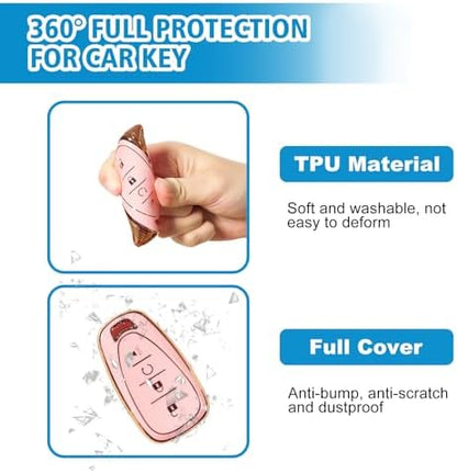 Rislobx Key Fob Cover Fit for Chevy Key, Car Key Case Protector for Volt Bolt - Image 5