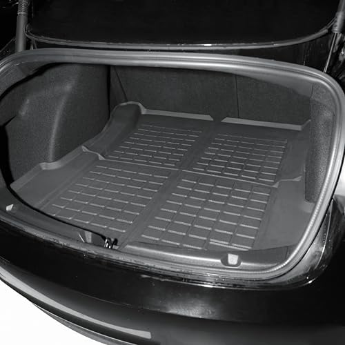 SUPER LINER Tesla Model 3 Floor Mats 2021 2022 2023 All-Weather TPE 6Pcs - Image 6