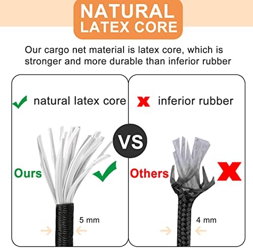 2-Pack Bungee Net Motorcycle Cargo Net - Image 4