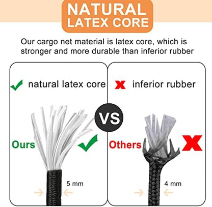 2-Pack Bungee Net Motorcycle Cargo Net - Image 4