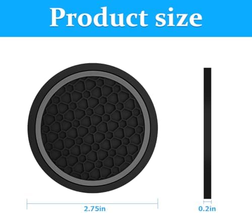 Mandark 2PCS 2.75 Inch Car Cup Holder Coasters - Image 2