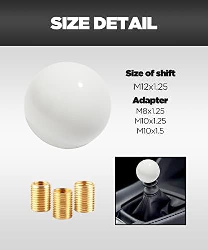 Shift Knob Manual Gear, Round Shift Knob Acrylic Gear Shift Knob, 4 5 6 Speed - Image 2