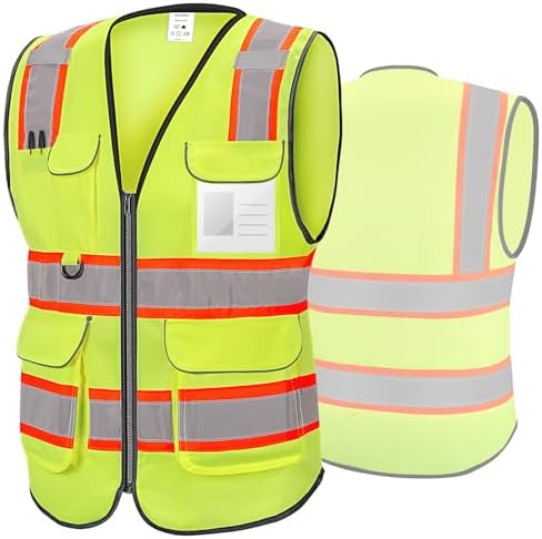 TICONN High Visibility Reflective Safety Vest by TICONN