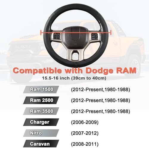 West Llama Customized Auto Car Steering Wheel Cover - Image 2