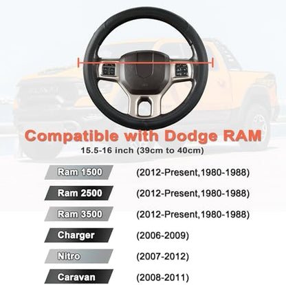 West Llama Customized Auto Car Steering Wheel Cover - Image 2