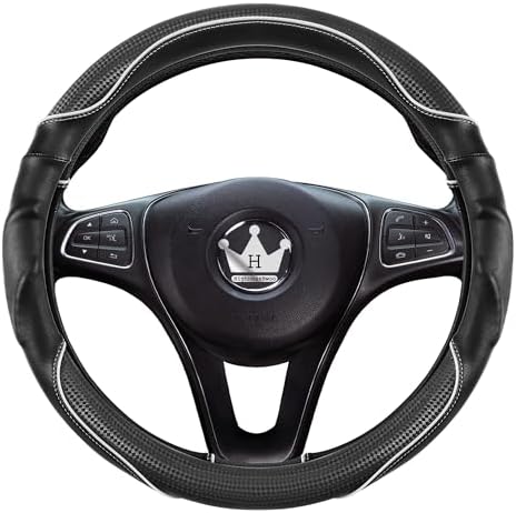 HighnessHwoo 3D Car Steering Wheel Cover Comfort Grip Massage Sporty Anti-Slip - Image 3