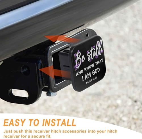 2" Trailer Hitch Cover Rubber Receiver Tube Cap Trailer Hitch Covers - Image 4