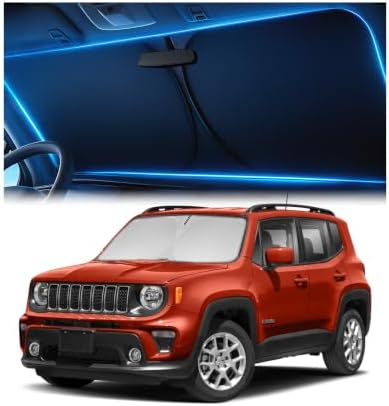 Magnelex Windshield Sun Shade for Jeep Renegade 2015-2024, Foldable Car Window by Magnelex