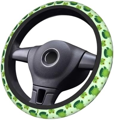Frog Steering Wheel Cover Anti-Slip and Practical 14.5-15 Inch Universal Car - Image 6