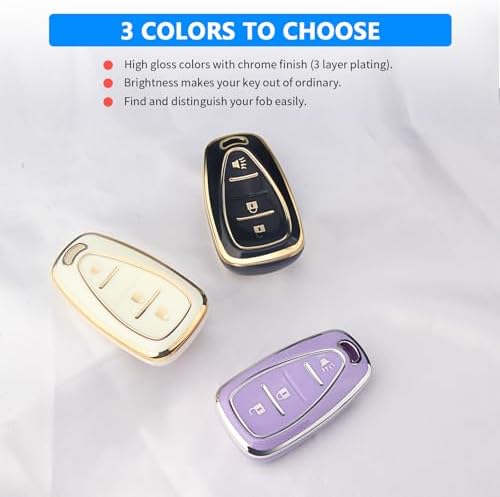 QBUC for Chevy Key Fob Cover, 3-Button Design - Image 6