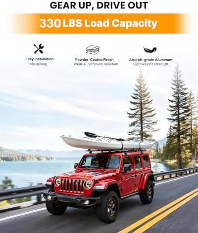 Roof Rack Cross Bars for 2007-2026 Jeep Wrangler JK/JL Gladiator - Image 5