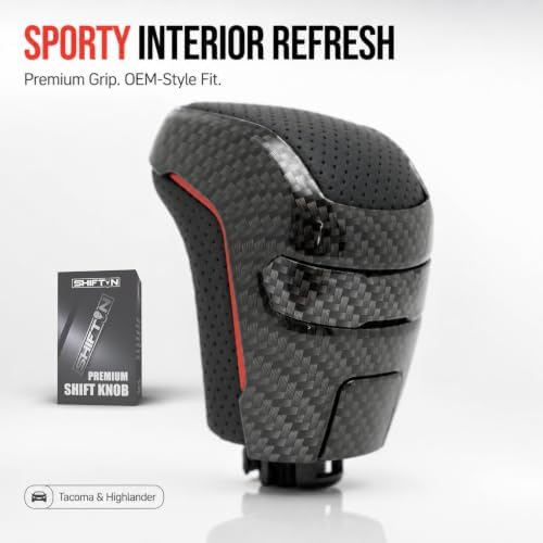 TRD Style Black Carbon Gear Shift Knob - Image 2