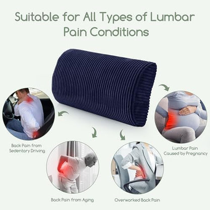 HIGOGOGO Lumbar Support Pillow for Recliner Chair/Accent Chair/Couch, Memory - Image 6