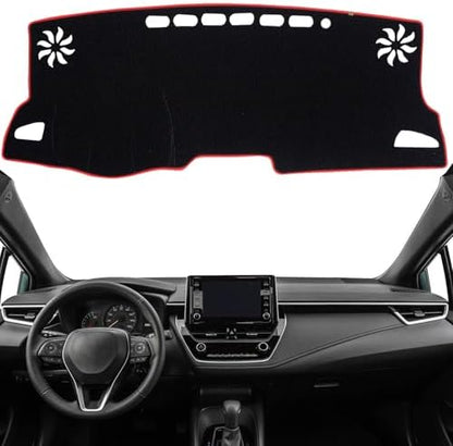 Dashboard Cover Dash Mat Fit for Toyota Corolla 2024-2020 Car Dash Board Mat by KEYOOG