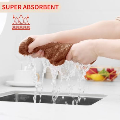 Homaxy 100% Cotton Waffle Weave Kitchen Dish Cloths 12-Pack - Image 3